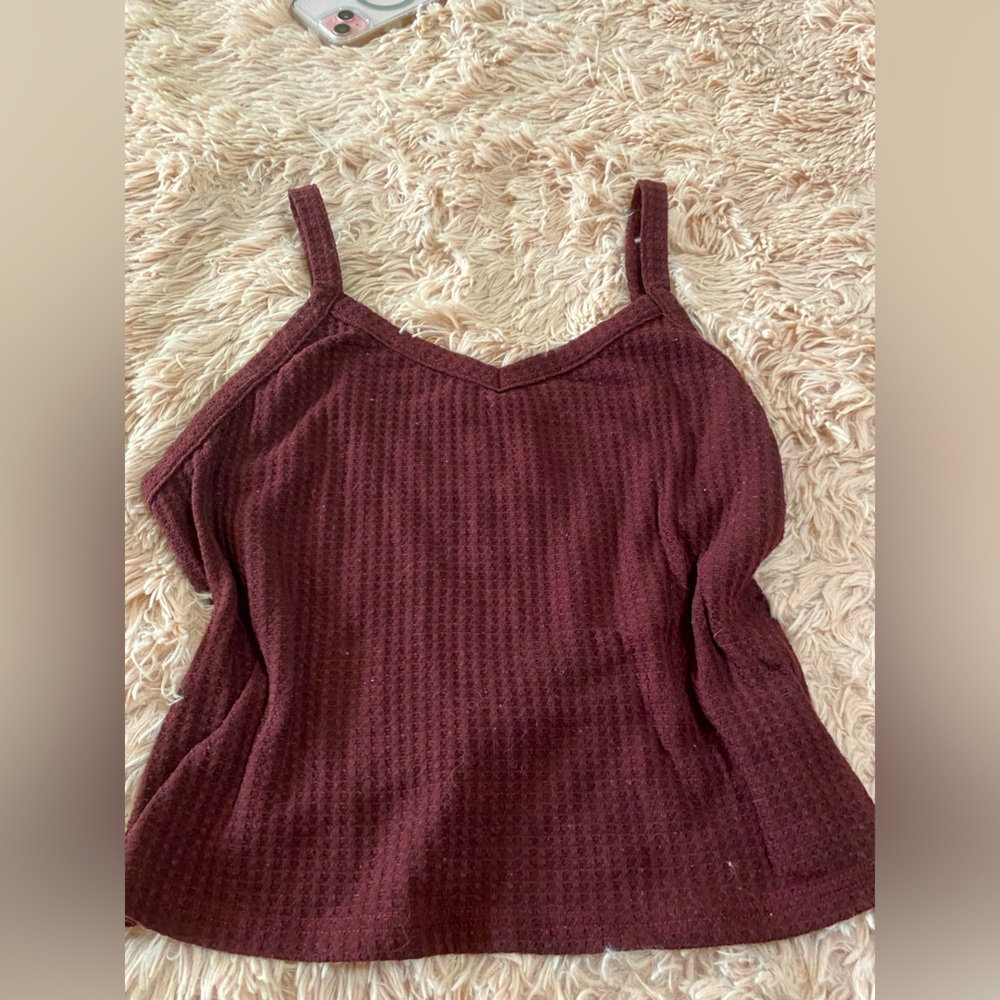 Red tank top